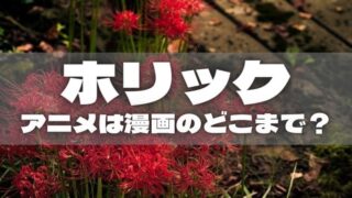 ホリック｜アニメは漫画のどこまで？