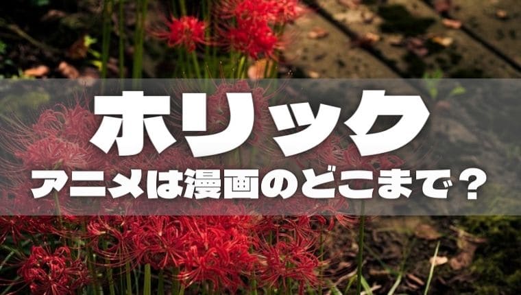 ホリック|アニメは漫画のどこまで?