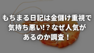 もちまる日記は金儲け重視で気持ち悪い!?なぜ人気があるのか調査!