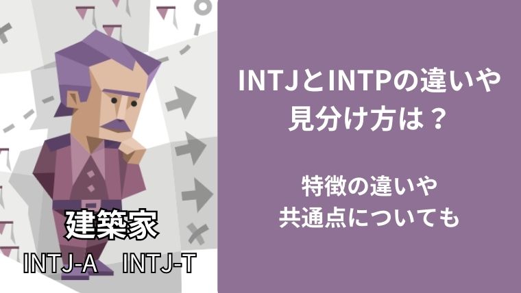 INTJとINTPの違いや見分け方は?特徴の違いや共通点についても