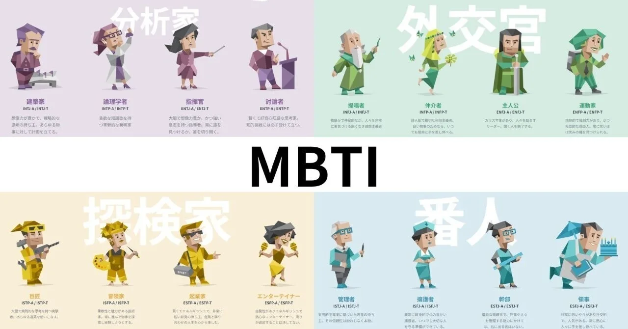 話題のMBTI診断！全16タイプ仕事で相性がいいペアはどれ？上司や同僚をチェック！｜シュバルツのトレンディ日和
